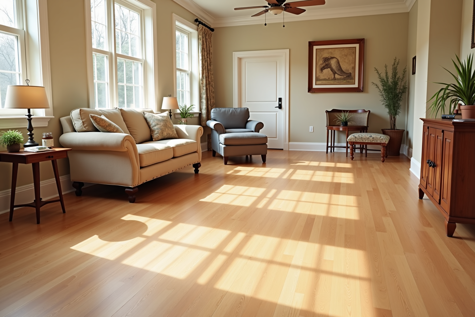 Installed Living Room — Dockery Floorcovering